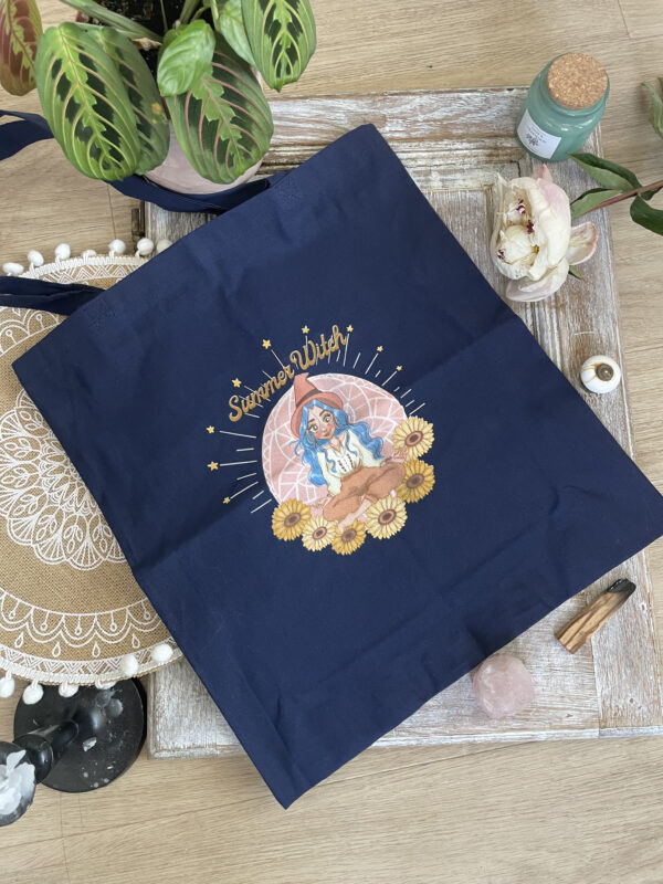 tote bag summer witch