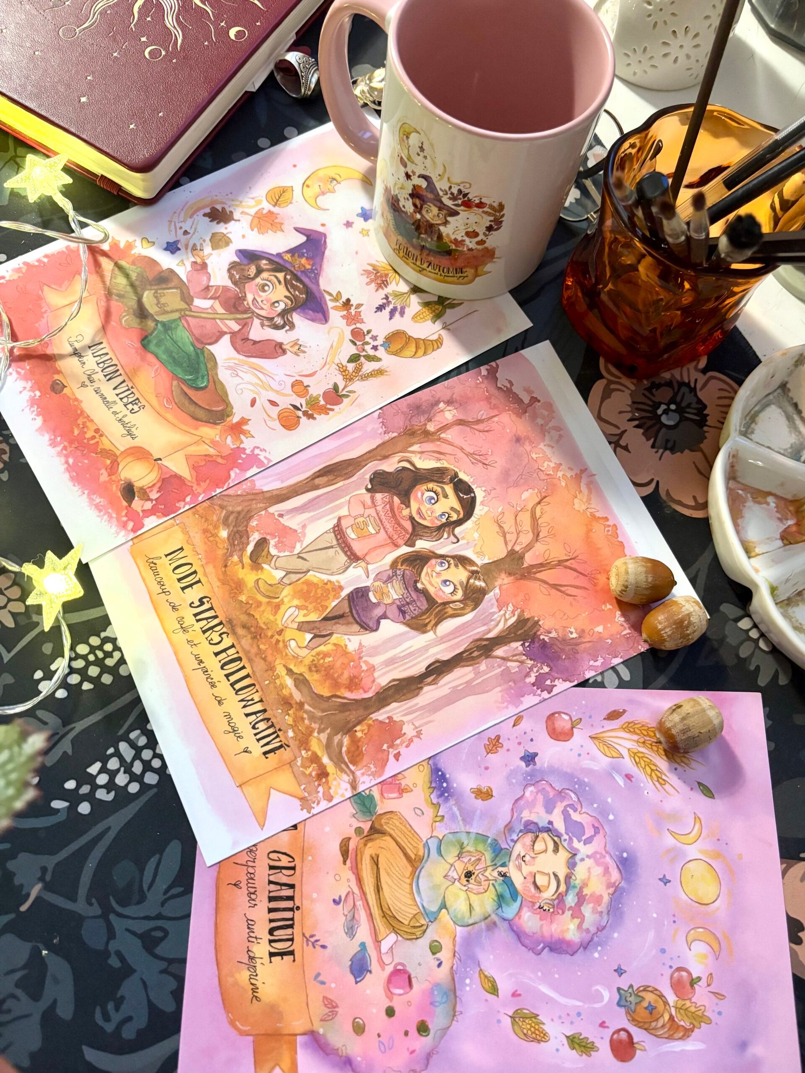 Pack Automne Mabon – Lot 3 Cartes Postales et Mug Potion d'Automne – Image 4