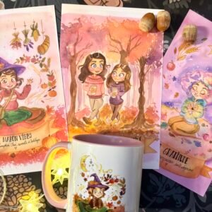 Pack Automne Mabon – Lot 3 Cartes Postales et Mug Potion d'Automne